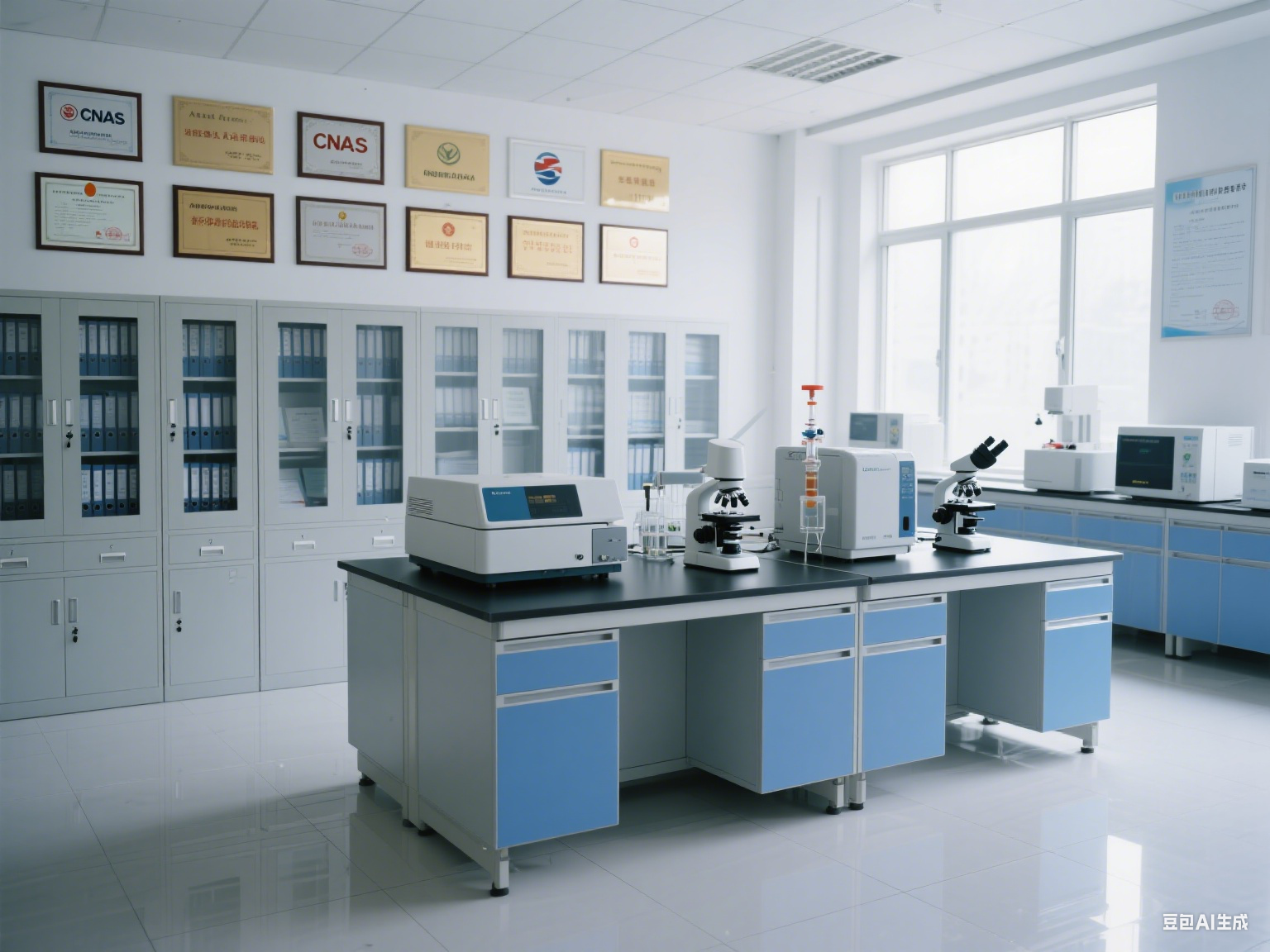 实验室人员工作场景